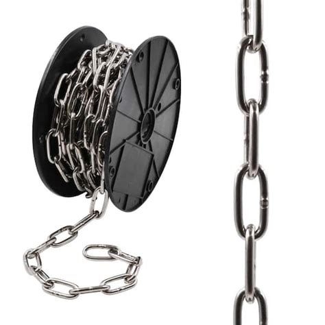 steel chain home depot|home depot stainless steel chain.